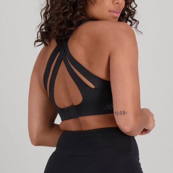 New Balance Other - NWT NEW BALANCE FORTIFLOW BLACK SPORTS BRA HIGH IMPACT | SIZE 38D